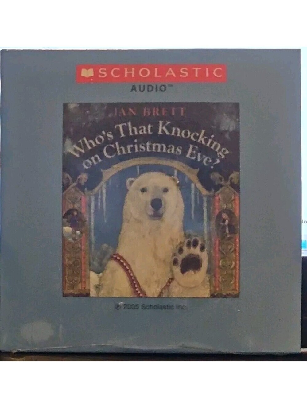 Scholastic Who's that knocking on Christmas Eve? Audio CD 2005 New Sealed-KIDS!!
